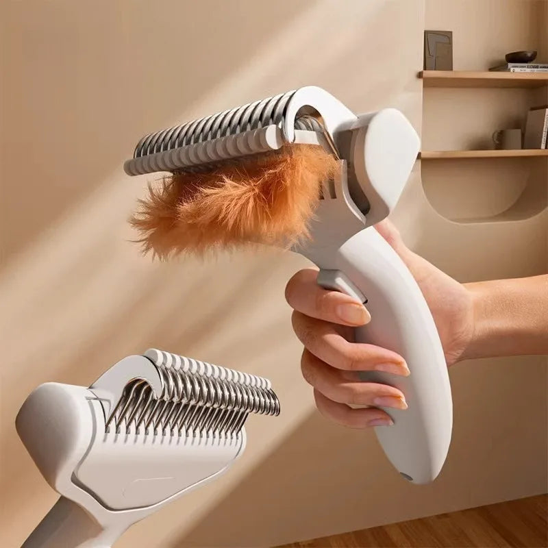 The New Sleek & Modern Deshedding Brush for Dogs & Cats